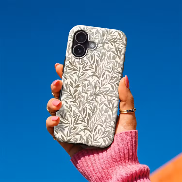 Takken - Botanisch - Taupe Toughcase MagSafe Apple iPhone 17 klein 1017 -Sfeer1V