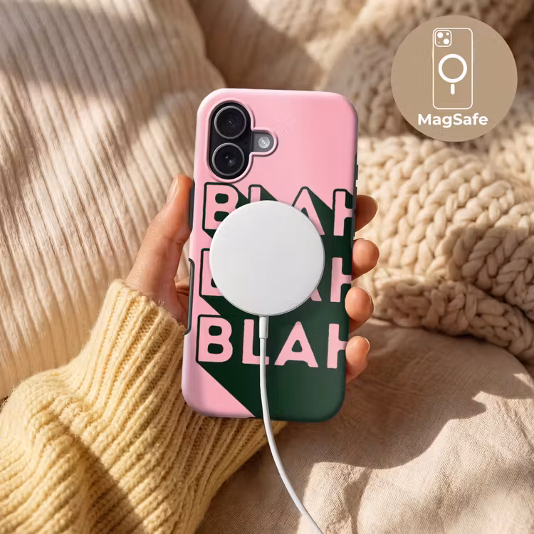 Tekst - Grafisch - Groen - Schaduw Toughcase MagSafe Apple iPhone 17 klein -USP_MagsafeV
