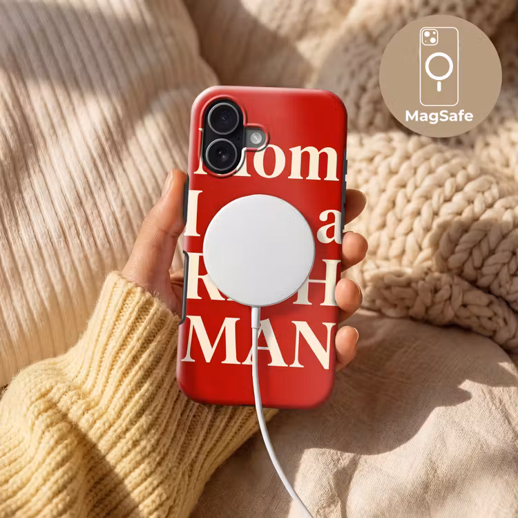 Tekst - Rijkdom - Motivatie - Rood - Modern Toughcase MagSafe Apple iPhone 17 klein -USP_MagsafeV
