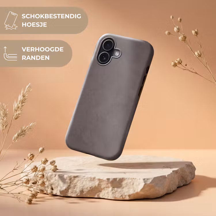 Textuur - Grijs - Modern - Abstract - Oppervlak Toughcase MagSafe Apple iPhone 17 klein -USP_RandenV_NL