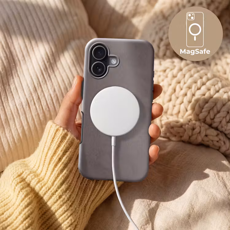 Textuur - Grijs - Modern - Abstract - Oppervlak Toughcase MagSafe Apple iPhone 17 klein -USP_MagsafeV