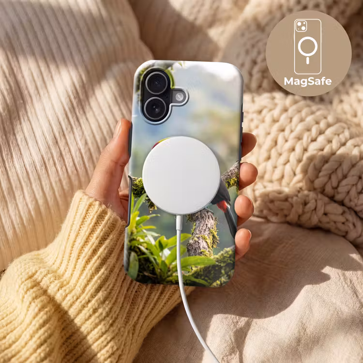 Toekan - Jungle - Natuur - Kleurrijk Toughcase MagSafe Apple iPhone 17 klein -USP_MagsafeV