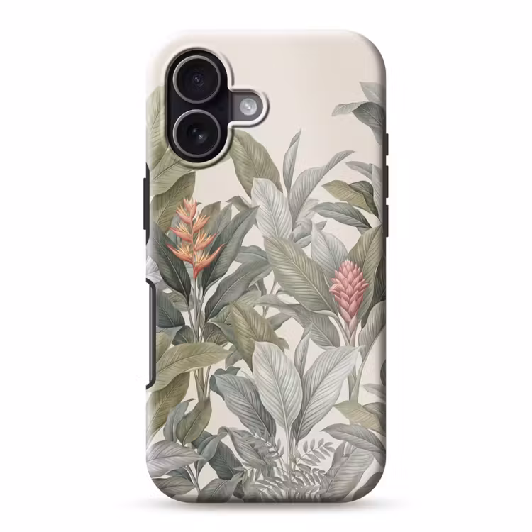 Tropisch - Planten - Modern - Groen Toughcase MagSafe Apple iPhone 17 klein -3d