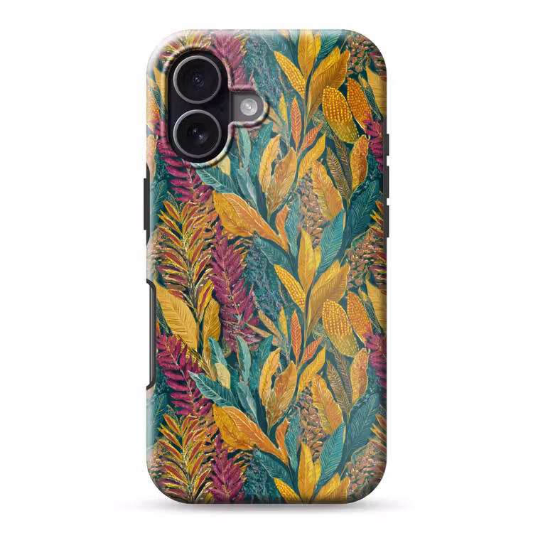 Tropische - Botanisch - Patroon - Kleurrijk - Exotisch Toughcase MagSafe Apple iPhone 17 klein 1017 -3d