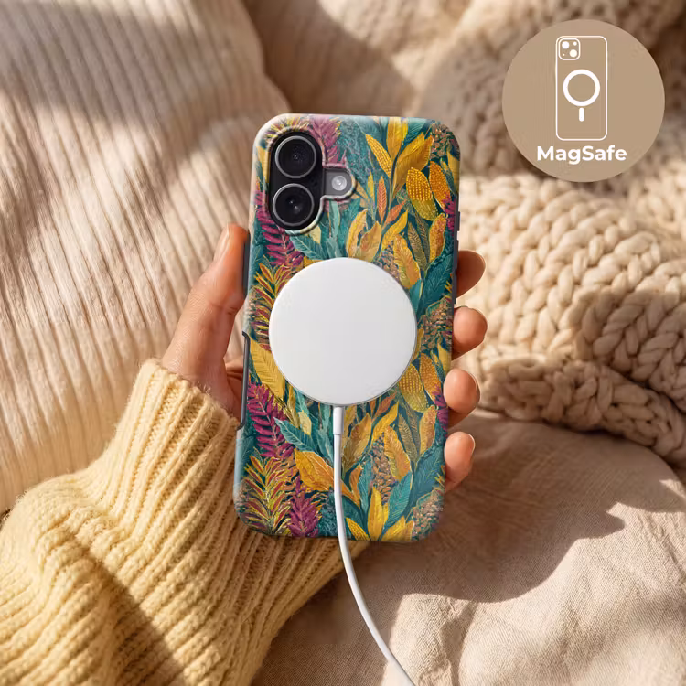 Tropische - Botanisch - Patroon - Kleurrijk - Exotisch Toughcase MagSafe Apple iPhone 17 klein 1017 -USP_MagsafeV