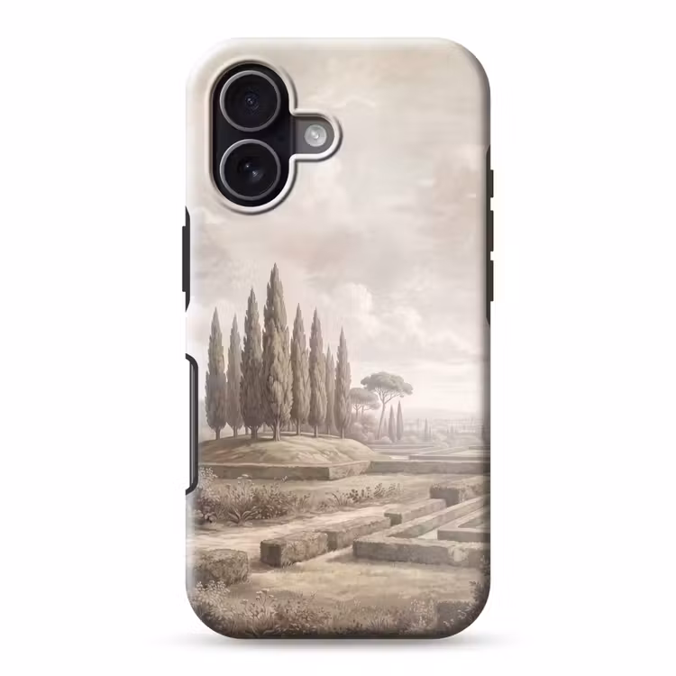 Vallei - Tuin - Natuur - Groen Toughcase MagSafe Apple iPhone 17 klein -3d