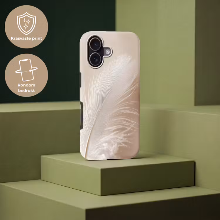 Veer - Minimalistisch - Roze Toughcase MagSafe Apple iPhone 17 klein -USP_PrintM_NL