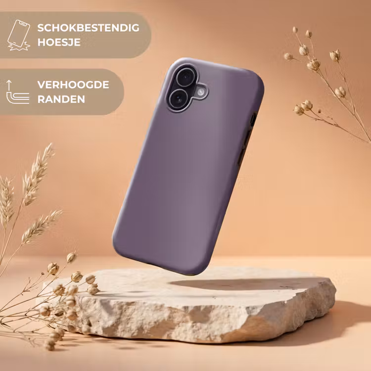 Velvet - Aubergine - Paars Toughcase MagSafe Apple iPhone 17 klein 1017 -USP_RandenV_NL