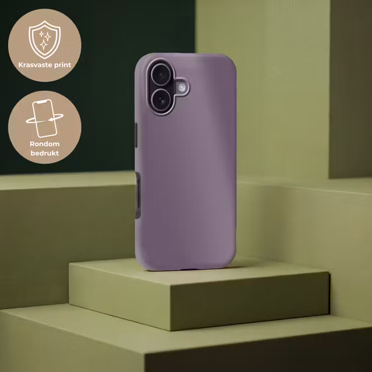 Velvet - Aubergine - Paars Toughcase MagSafe Apple iPhone 17 klein 1017 -USP_PrintM_NL