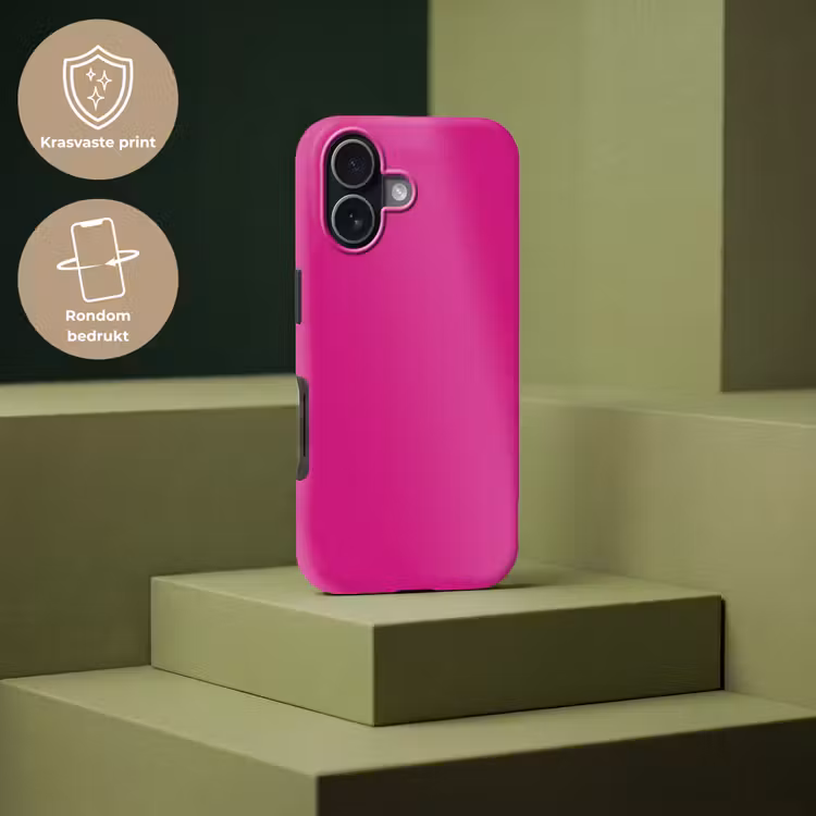 Velvet - Magenta - Roze Toughcase MagSafe Apple iPhone 17 klein 1017 -USP_PrintM_NL