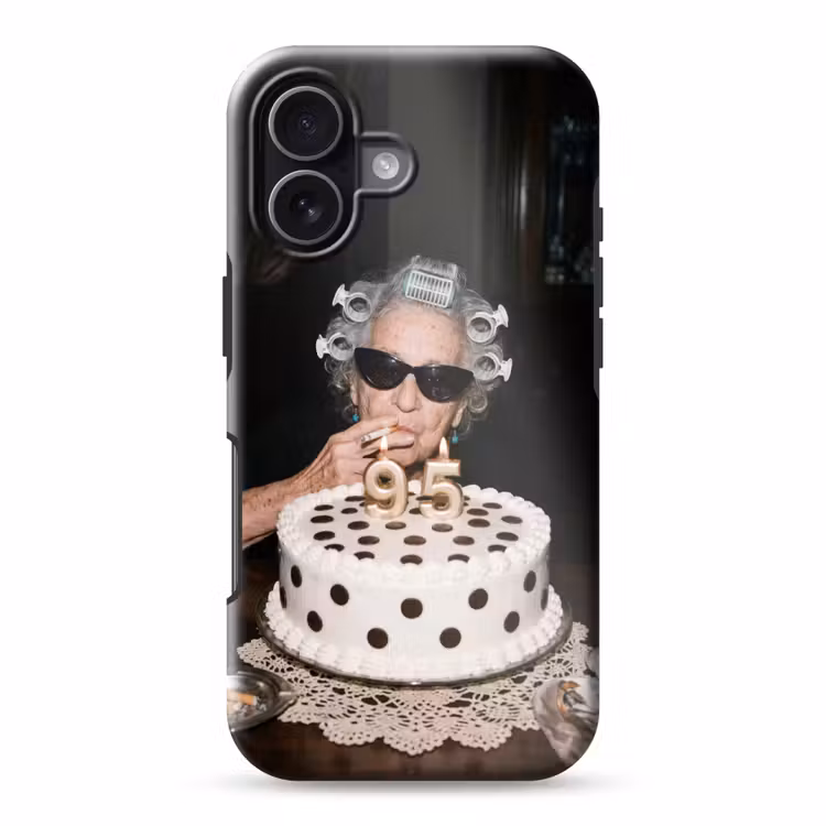 Verjaardag - Krulspeld - Oma Toughcase MagSafe Apple iPhone 17 klein -3d
