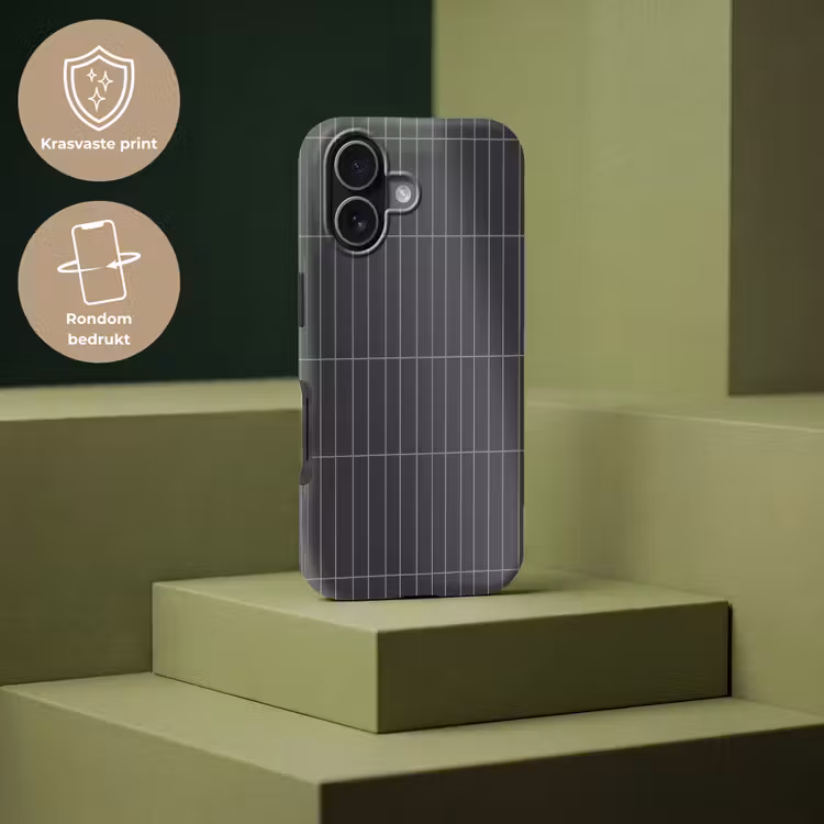 Verticaal - Wandtegel - Donkergrijs Toughcase MagSafe Apple iPhone 17 klein 1017 -USP_PrintM_NL