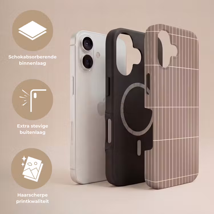 Verticaal - Wandtegel - Terracotta Toughcase MagSafe Apple iPhone 17 klein 1017 -USP_Lagen_NL