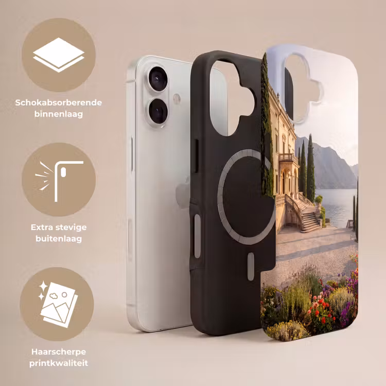 Telefoonhoesje Toughcase - Villa - water -trappen - Villa - water -trappen Toughcase MagSafe Apple iPhone 17 klein