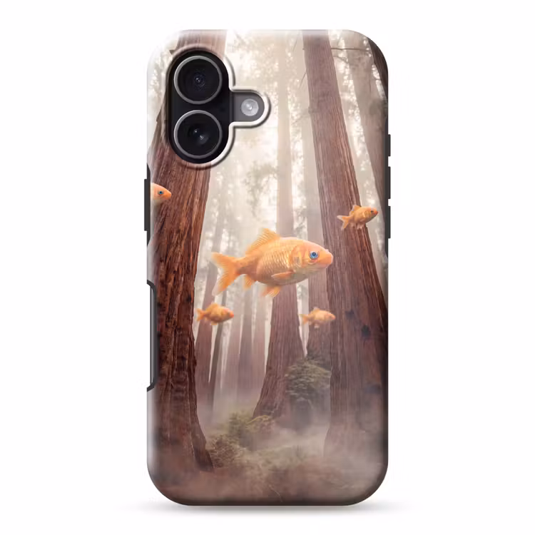 Telefoonhoesje Toughcase - Vis - Bos - Fantasie - Vis - Bos - Fantasie Toughcase MagSafe Apple iPhone 17 klein