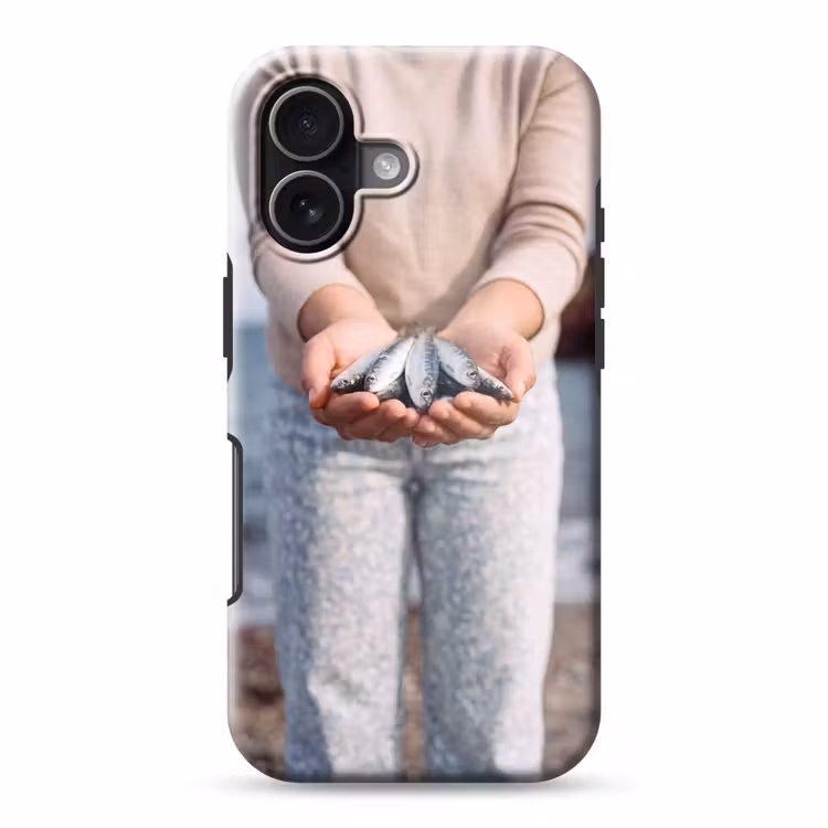 Telefoonhoesje Toughcase - Vis - Handen - Natuur - Vis - Handen - Natuur Toughcase MagSafe Apple iPhone 17 klein