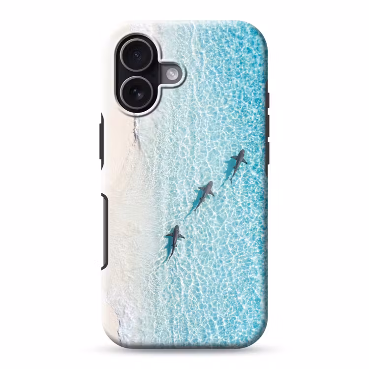 Vis - Oceaan - Strand - Turquoise - Natuur Toughcase MagSafe Apple iPhone 17 klein -3d