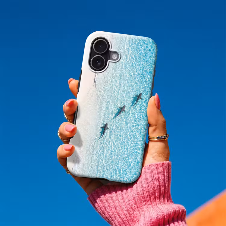 Vis - Oceaan - Strand - Turquoise - Natuur Toughcase MagSafe Apple iPhone 17 klein -Sfeer1V