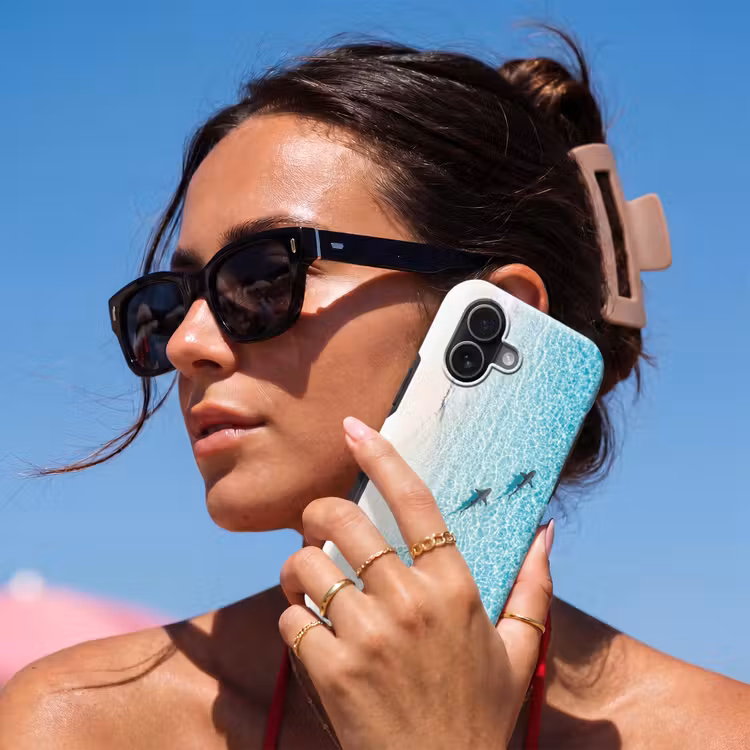 Vis - Oceaan - Strand - Turquoise - Natuur Toughcase MagSafe Apple iPhone 17 klein -Sfeer2V