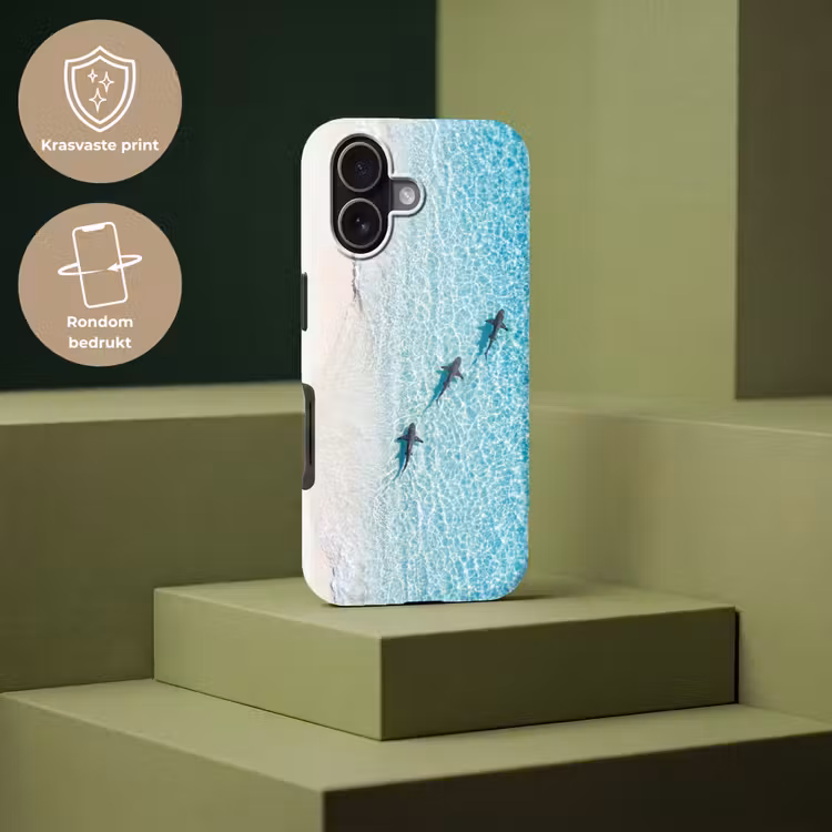 Vis - Oceaan - Strand - Turquoise - Natuur Toughcase MagSafe Apple iPhone 17 klein -USP_PrintM_NL