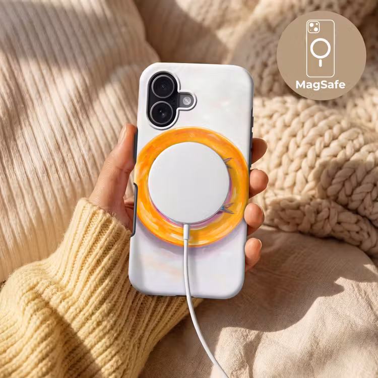 Vis - Vier - Eten - Modern - Kleurrijk Toughcase MagSafe Apple iPhone 17 klein -USP_MagsafeV