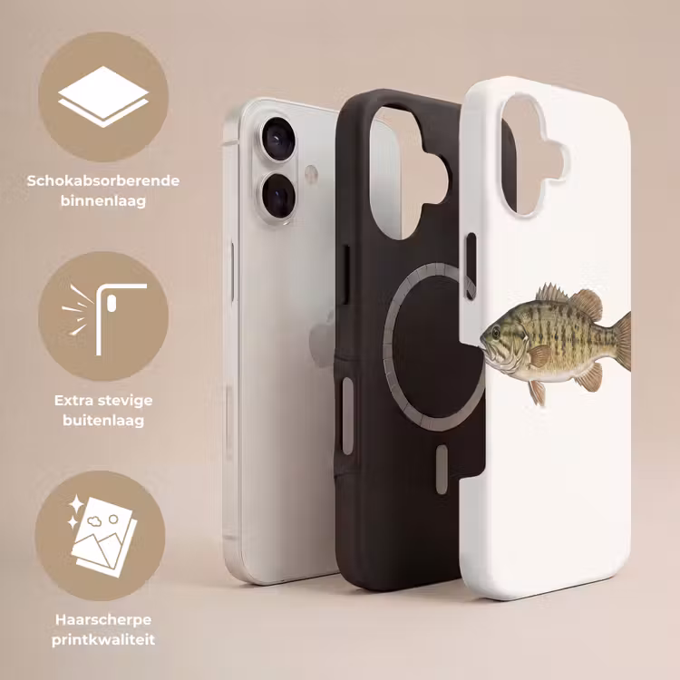 Vissen - Natuur - Vintage Toughcase MagSafe Apple iPhone 17 klein -USP_Lagen_NL