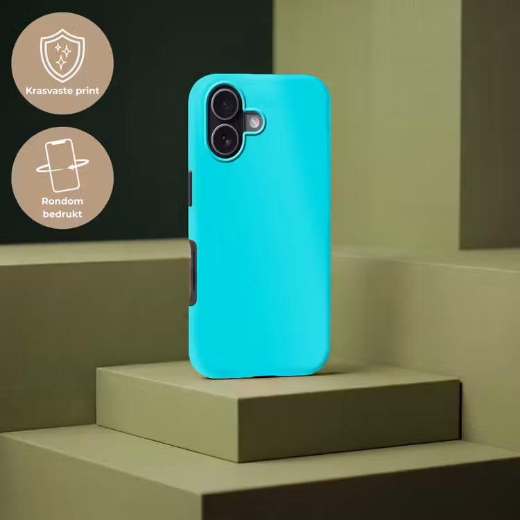 Vivid - Aquamarine - Turkoois Toughcase MagSafe Apple iPhone 17 klein 1017 -USP_PrintM_NL