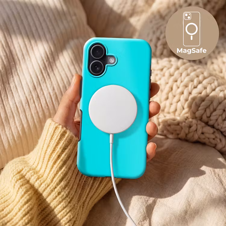 Vivid - Aquamarine - Turkoois Toughcase MagSafe Apple iPhone 17 klein 1017 -USP_MagsafeV
