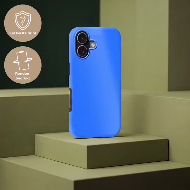 Vivid - Cobalt - Blauw Toughcase MagSafe Apple iPhone 17 klein 1017 -USP_PrintM_NL