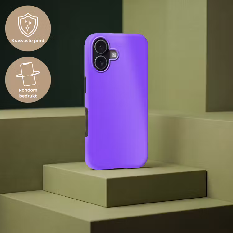 Vivid - Violet - Paars Toughcase MagSafe Apple iPhone 17 klein 1017 -USP_PrintM_NL