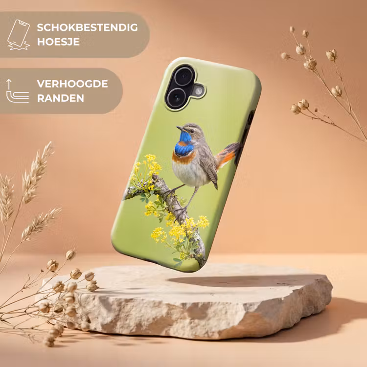 Vogel - Tak - Natuur - Kleurrijk Toughcase MagSafe Apple iPhone 17 klein -USP_RandenV_NL
