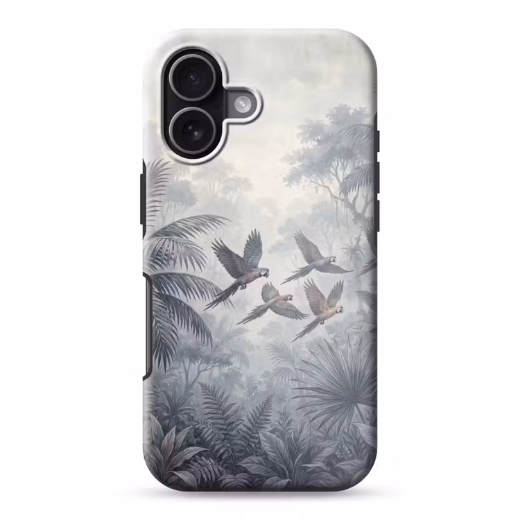Vogel - Vliegend - Jungle - Vintage - Dieren Toughcase MagSafe Apple iPhone 17 klein -3d