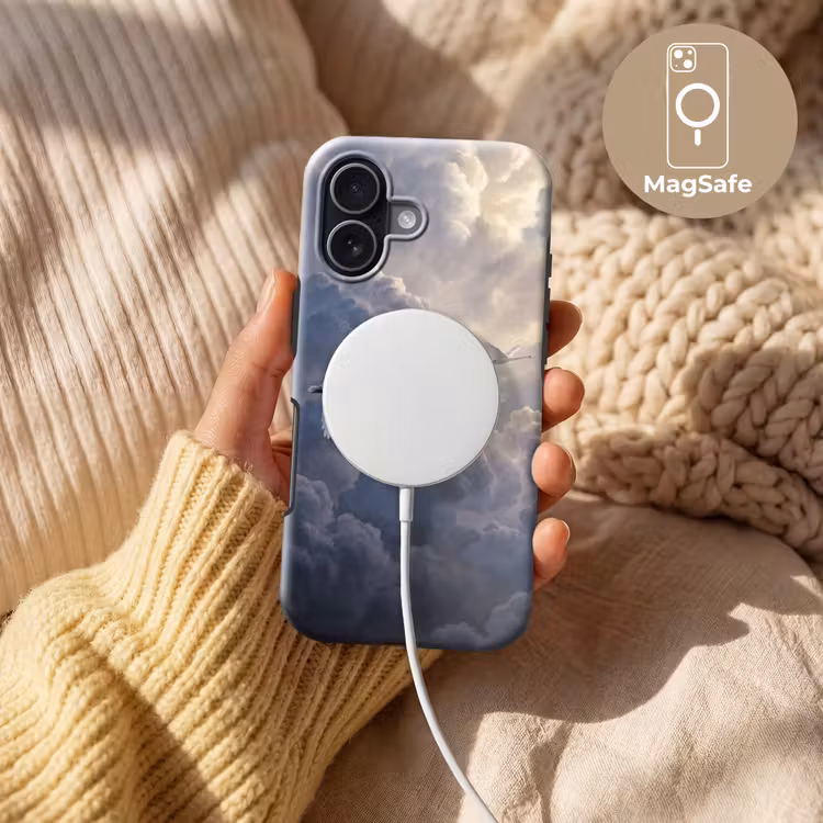 Vogel - Vliegend - Natuur - Wit - Wolken Toughcase MagSafe Apple iPhone 17 klein -USP_MagsafeV