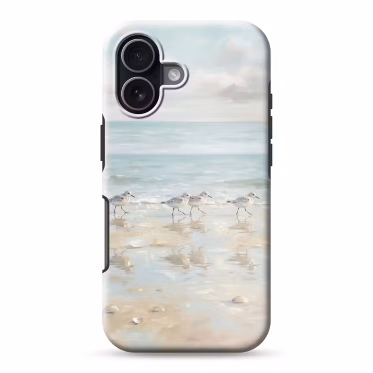 Vogels - Strand - Zee Toughcase MagSafe Apple iPhone 17 klein -3d
