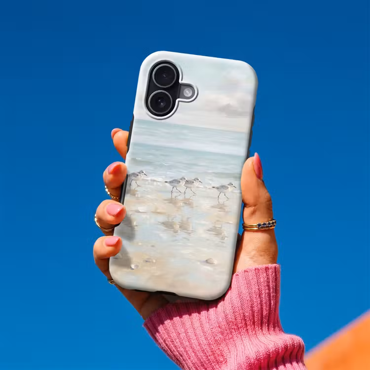Vogels - Strand - Zee Toughcase MagSafe Apple iPhone 17 klein -Sfeer1V