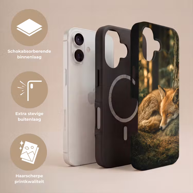 Vos - Bos - Slapen Toughcase MagSafe Apple iPhone 17 klein -USP_Lagen_NL