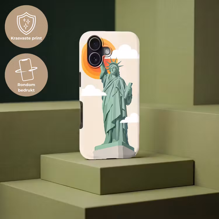 Vrijheidsbeeld - New York - Zon - Modern Toughcase MagSafe Apple iPhone 17 klein -USP_PrintM_NL