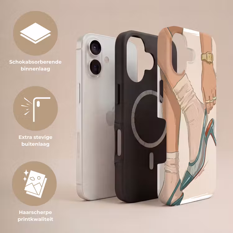 Vrouw - Schoen - Mode - Lifestyle - Groen Toughcase MagSafe Apple iPhone 17 klein -USP_Lagen_NL