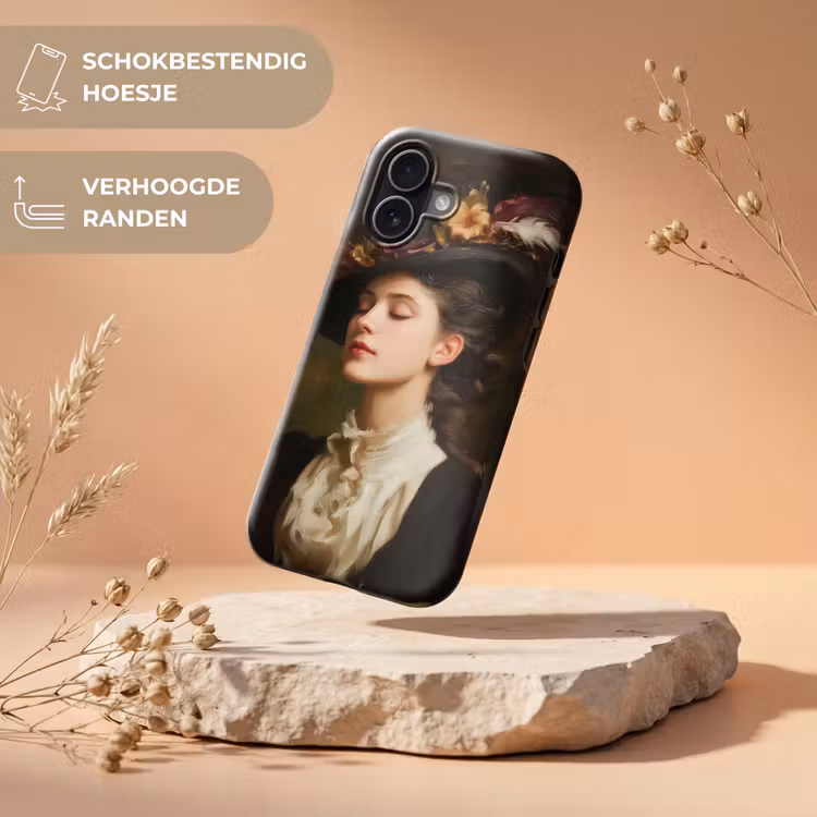 Vrouw - Victoriaans - Portret Toughcase MagSafe Apple iPhone 17 klein -USP_RandenV_NL