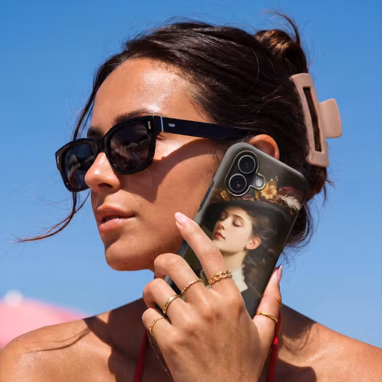 Vrouw - Victoriaans - Portret Toughcase MagSafe Apple iPhone 17 klein -Sfeer2V
