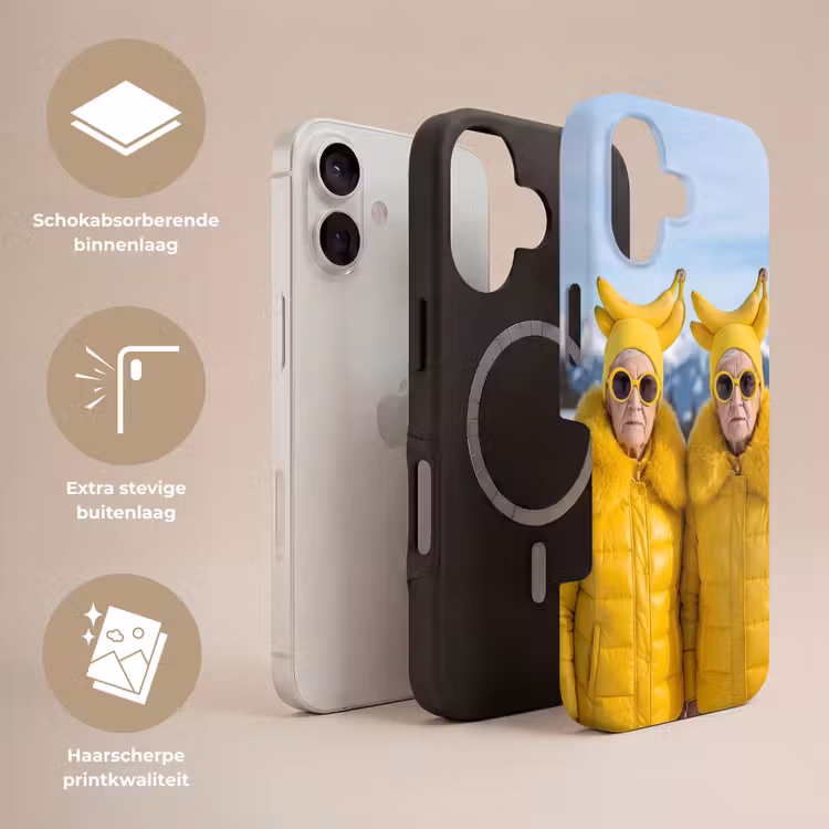 Vrouwen - Bananen - Geel Toughcase MagSafe Apple iPhone 17 klein -USP_Lagen_NL
