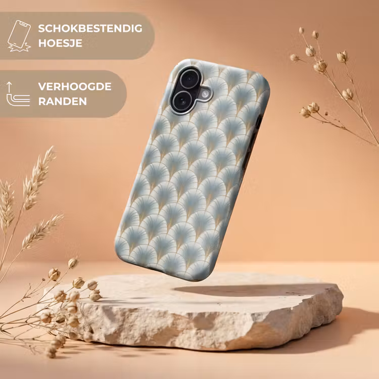 Waaier - Klassiek - Blauw Toughcase MagSafe Apple iPhone 17 klein 1017 -USP_RandenV_NL