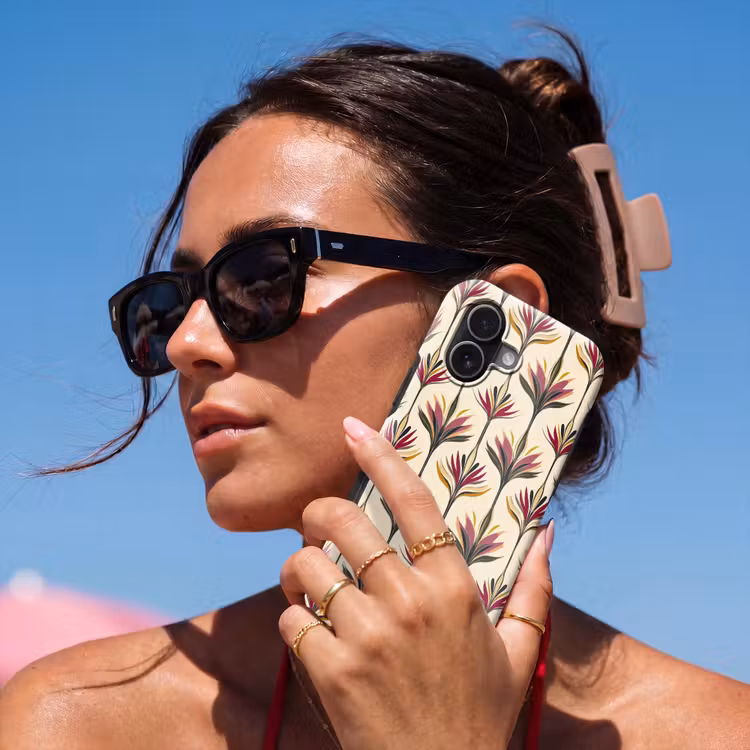 Waaier - Motief - Kleurrijk Toughcase MagSafe Apple iPhone 17 klein 1017 -Sfeer2V