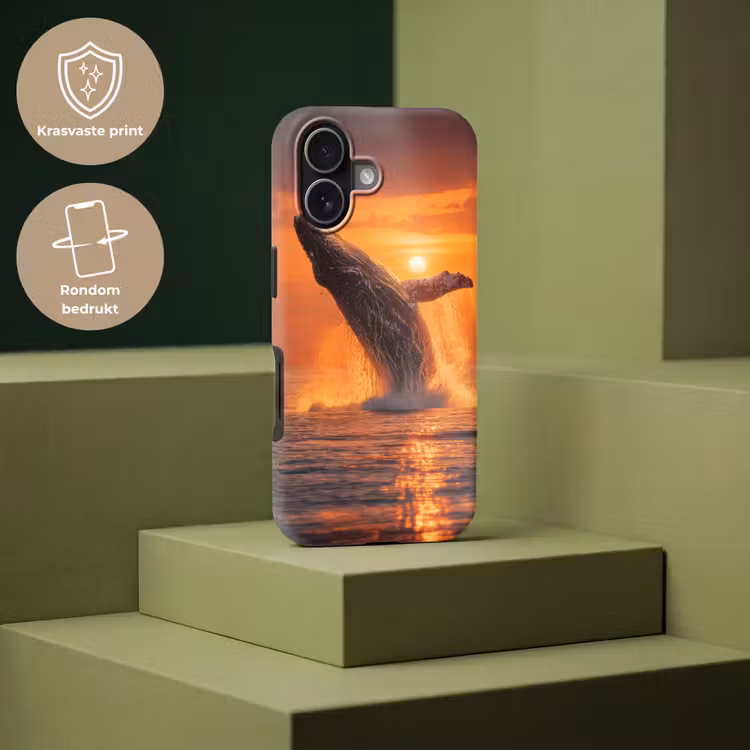 Walvis - Zon - Zee Toughcase MagSafe Apple iPhone 17 klein -USP_PrintM_NL