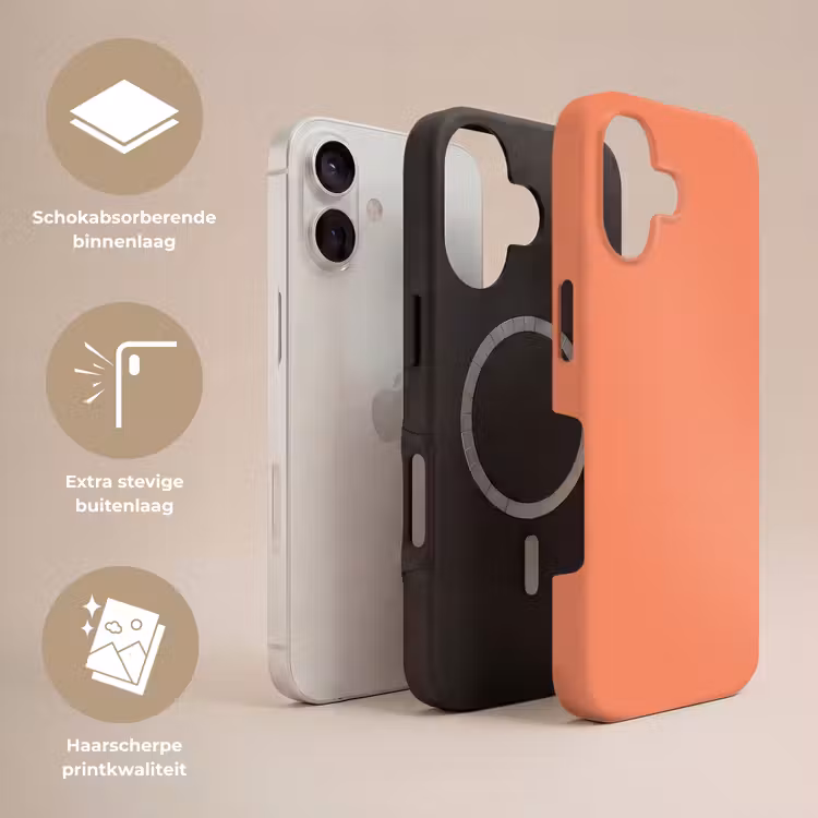 Warm - Clay - Terracotta Toughcase MagSafe Apple iPhone 17 klein 1017 -USP_Lagen_NL