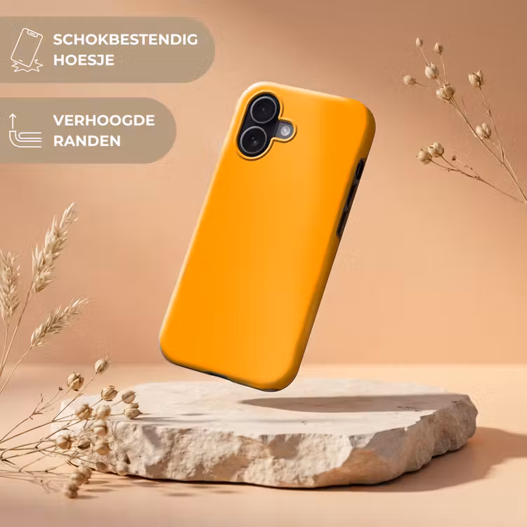 Warm - Ochre - Oranje Toughcase MagSafe Apple iPhone 17 klein 1017 -USP_RandenV_NL
