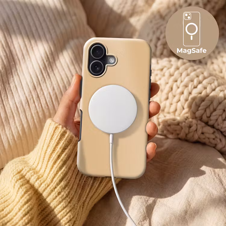 Warm - Sand - Nude Toughcase MagSafe Apple iPhone 17 klein 1017 -USP_MagsafeV