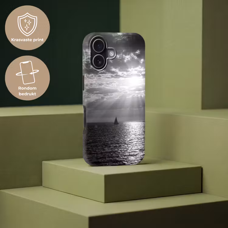 Water - Boot - Lucht - Natuur - Zwart-wit Toughcase MagSafe Apple iPhone 17 klein -USP_PrintM_NL