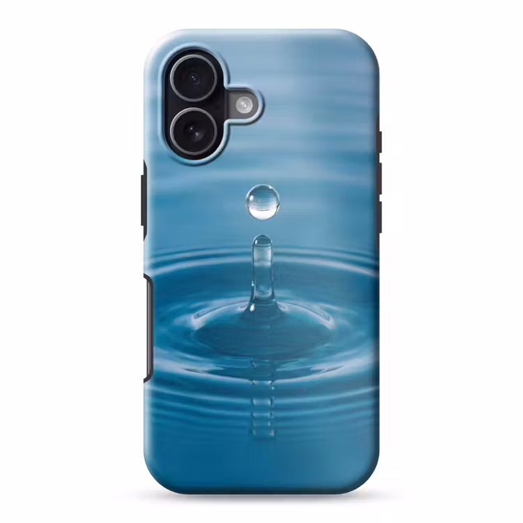 Waterdruppel - Water - Oppervlakte Toughcase MagSafe Apple iPhone 17 klein -3d