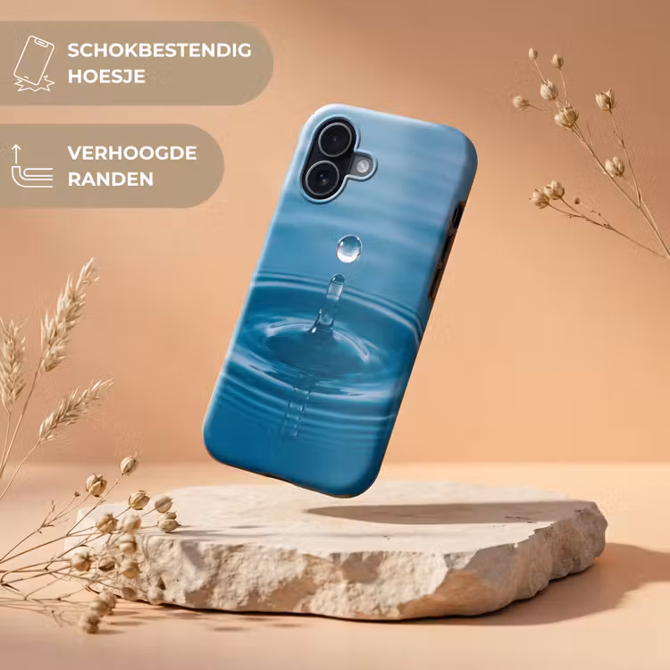 Waterdruppel - Water - Oppervlakte Toughcase MagSafe Apple iPhone 17 klein -USP_RandenV_NL